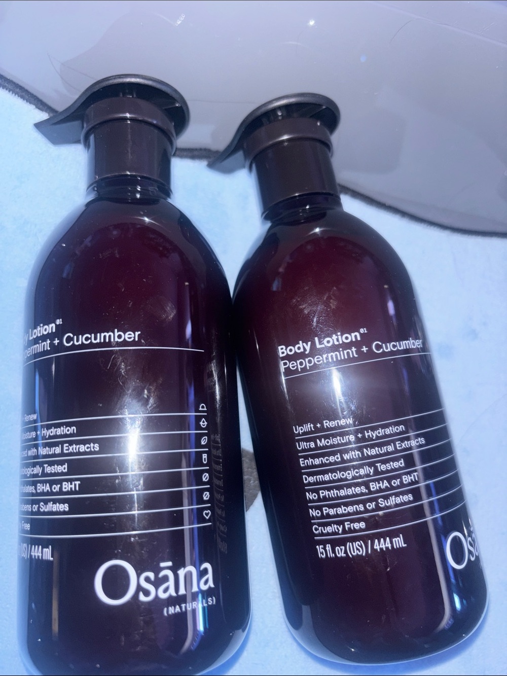 (TWO))Peppermint + Cucumber Body Lotion